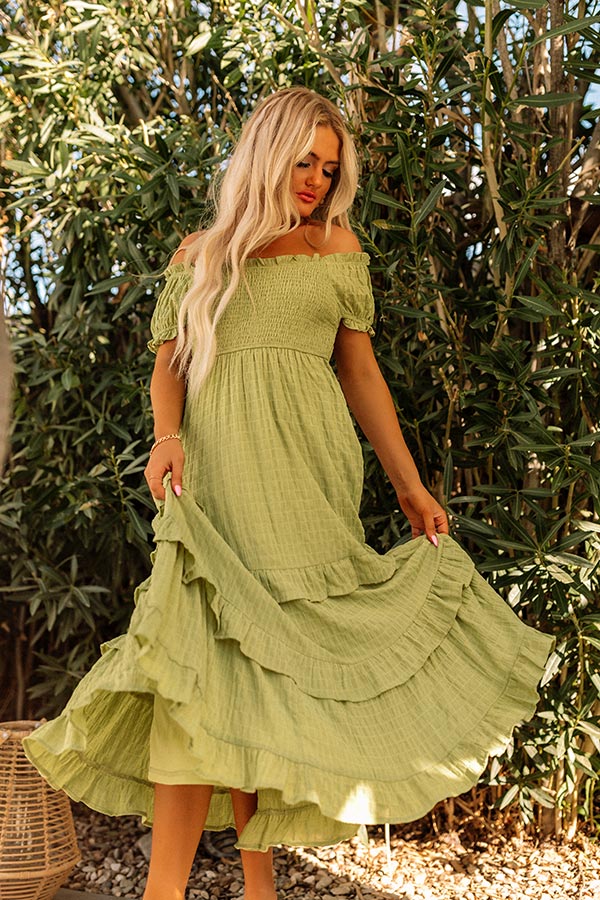 Canyon Bay Midi In Lime Image - 1