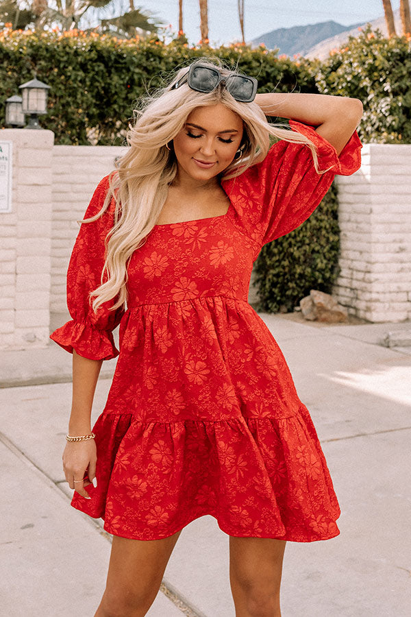 Lovely Little Tune Dress In Red Image - 2