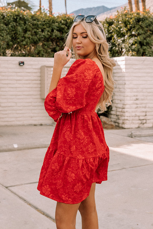 Lovely Little Tune Dress In Red Image - 5