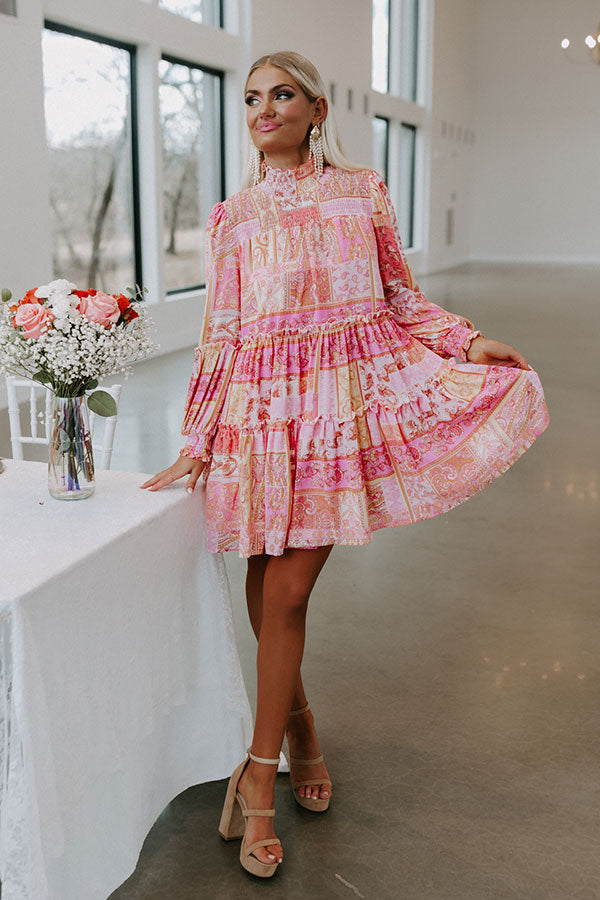 Stay Consistent Paisley Shift Dress Image - 1