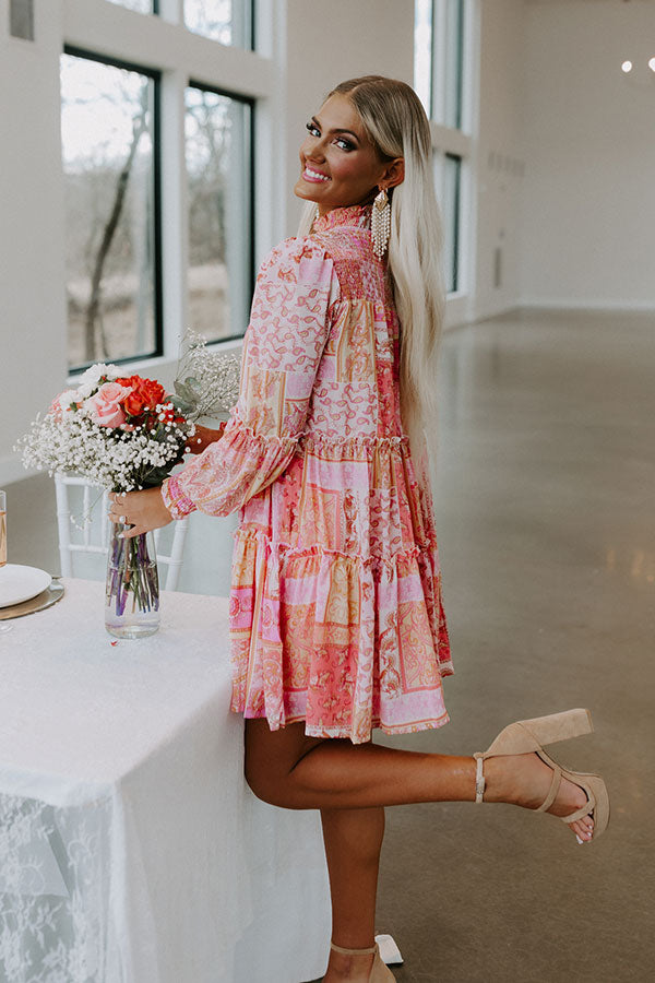 Stay Consistent Paisley Shift Dress Image - 4
