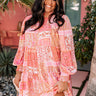 Stay Consistent Paisley Shift Dress Curves Image - 1