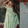 Mind On Mykonos Maxi In Lime Image - 1