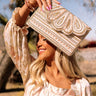 Valet Visit Embellish Clutch Image - 1