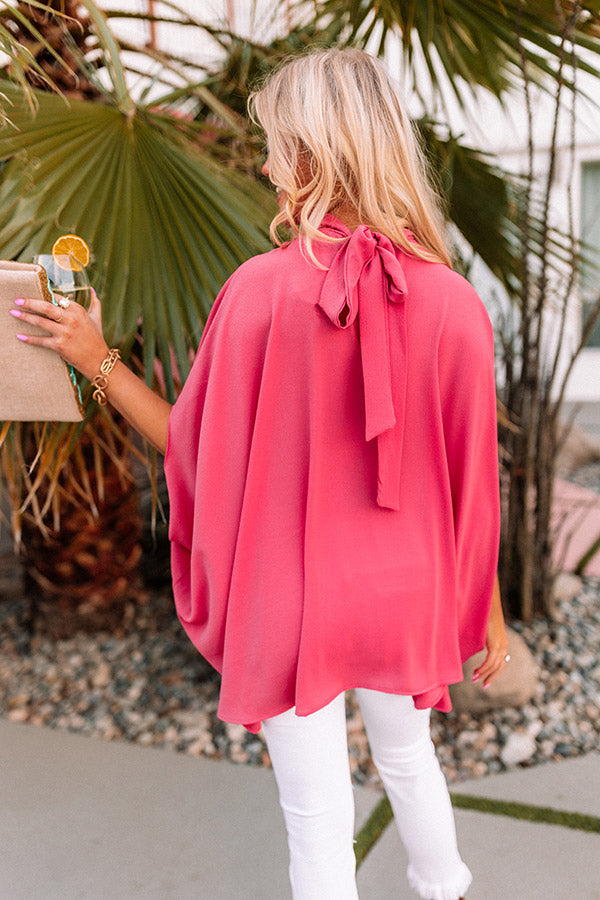 Local Flair Shift Top In Blooming Dahlia Image - 2