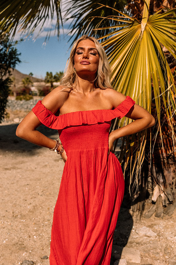 Stay Wonderful Smocked Maxi Image - 1