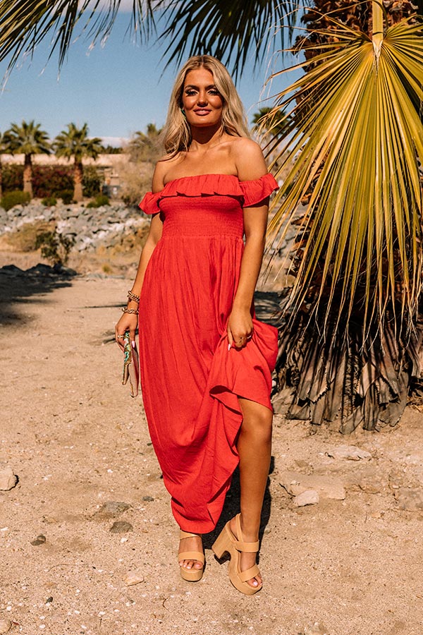 Stay Wonderful Smocked Maxi Image - 2