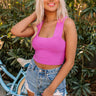 Think About Me Ribbed Crop Top Image - 1