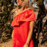 Cue The Camera Flashes Dress In Red Image - 1
