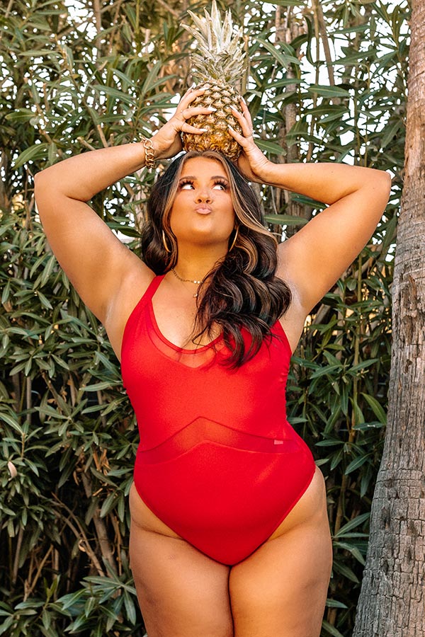 Wavy Baby One Piece Swimsuit Curves Image - 1