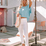 Unwind And Relax Shift Tee In Sky Blue Image - 1