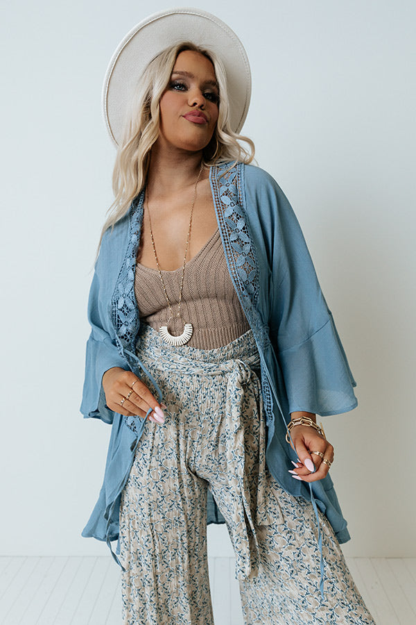 Sip By The Sea Overlay In Airy Blue