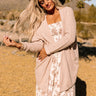 Wrapped In Smiles Knit Cardigan In Birch Image - 1