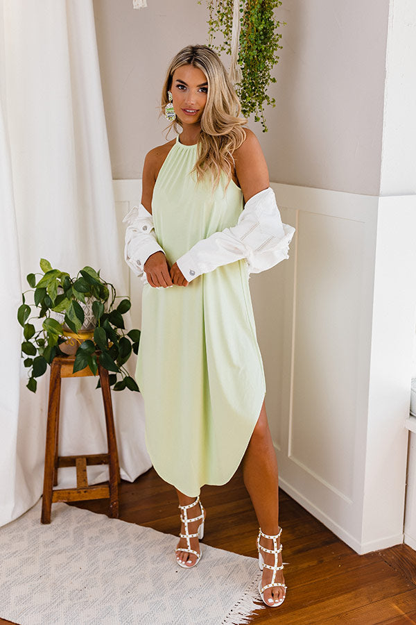Days In The Sun Midi In Lime Punch