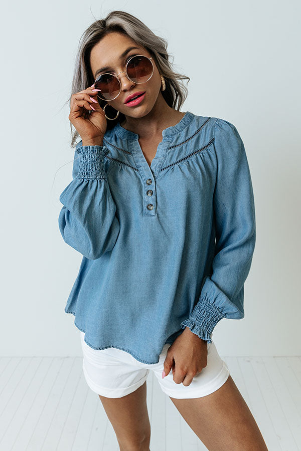 California Casa Chambray Top