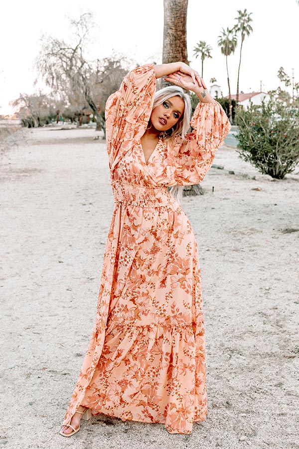 Caribbean Vibes Floral Maxi Image - 1
