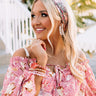 Pinot And Patios Floral Scarf Image - 1