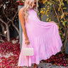 Hibiscus Kisses Midi In Pink Image - 1