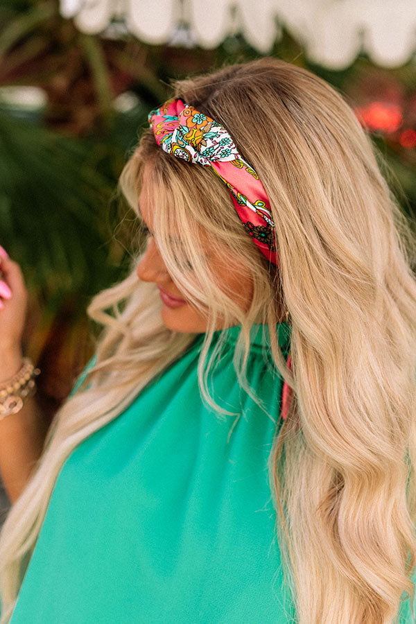 Mentally On Vacay Paisley Scarf Image - 2