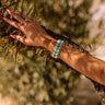 Sunrise Eyes Turquoise Cuff Bracelet Image - 1