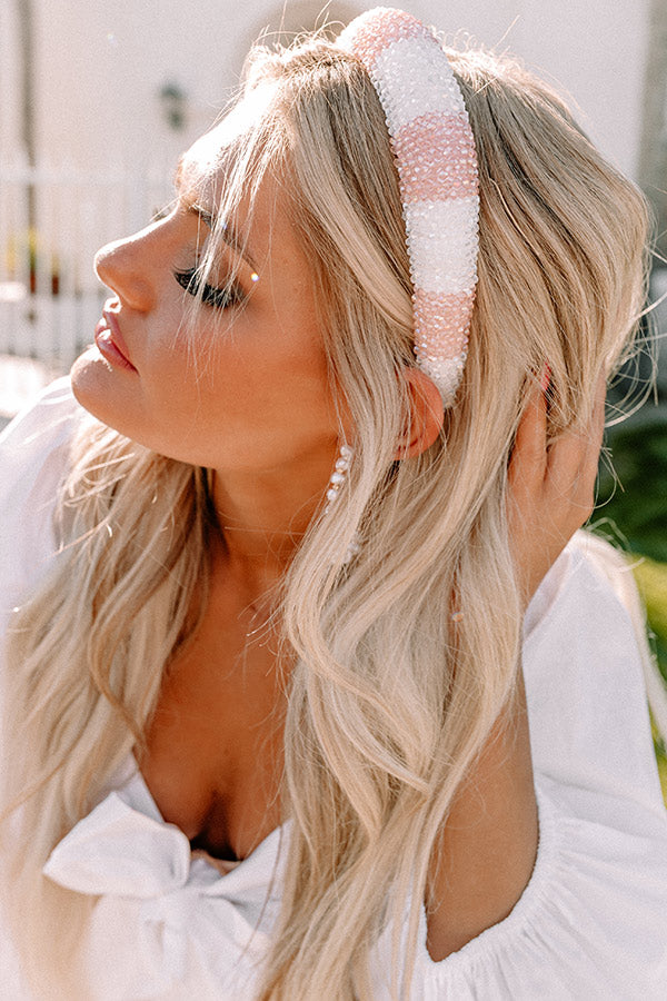 Charming Attitude Beaded Headband Image - 2