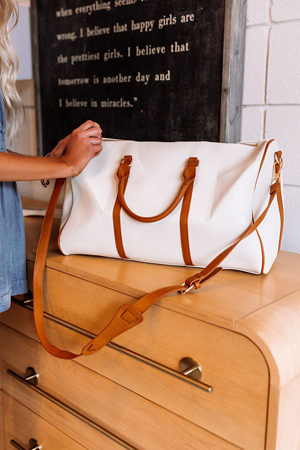 Flight Pass Faux Leather Tote Image - 1