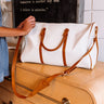 Flight Pass Faux Leather Tote Image - 1