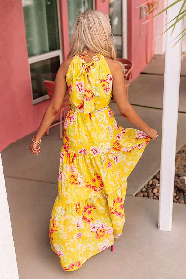 Let's Get Tropical Floral Maxi Image - 2