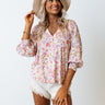 Palm Canyon Drive Floral Top Image - 1