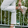 The Isby Faux Leather Espadrille In Stone Image - 1