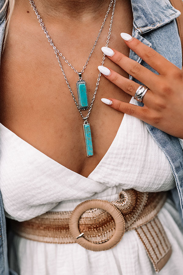 Seashell Shore Turquoise Necklace Image - 2