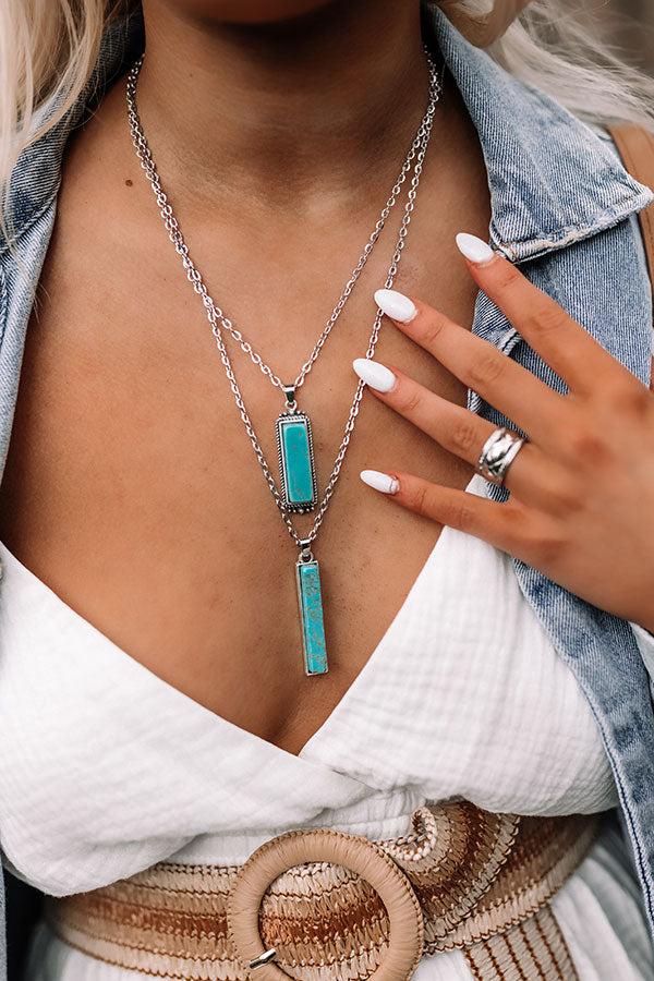 Seashell Shore Turquoise Necklace Image - 1