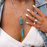 Seashell Shore Turquoise Necklace Image - 1