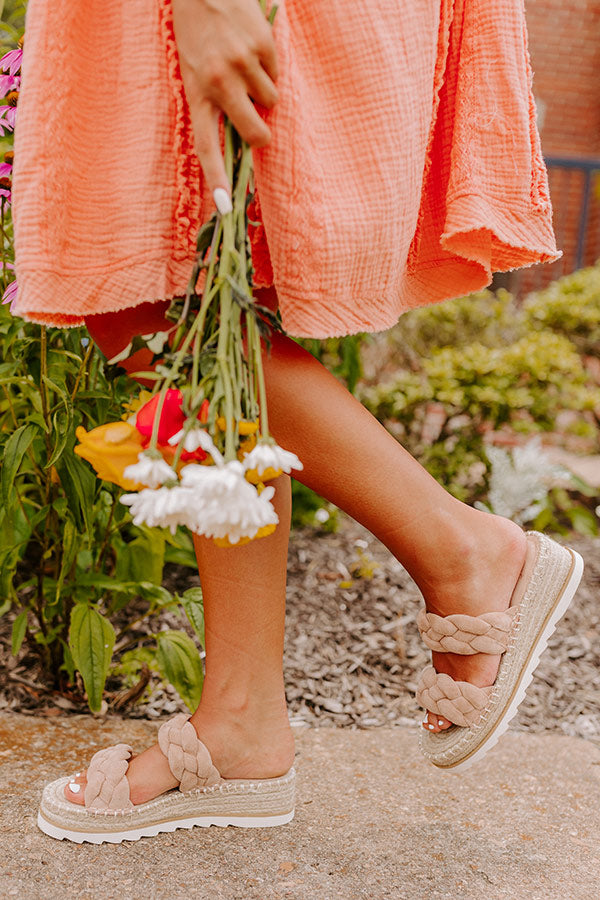 The Caspin Faux Suede Espadrille Image - 1