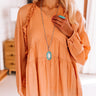 Key At Bay Turquoise Necklace Image - 1