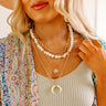 Luxe Situation Layered Necklace In Ivory Image - 1