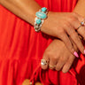 Tulum Toasts Turquoise Cuff Bracelet Image - 1
