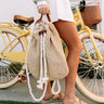 Palm Party Woven Backpack Image - 1