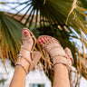 The Stafford Studded Heel In Natural Image - 1
