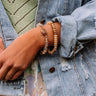 Canyon Bay Bracelet Set In Beige Image - 1