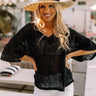 Vitamin Sea For Me Knit Top In Black Image - 1