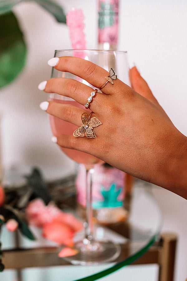 Look Amazing Butterfly Ring Set Image - 1