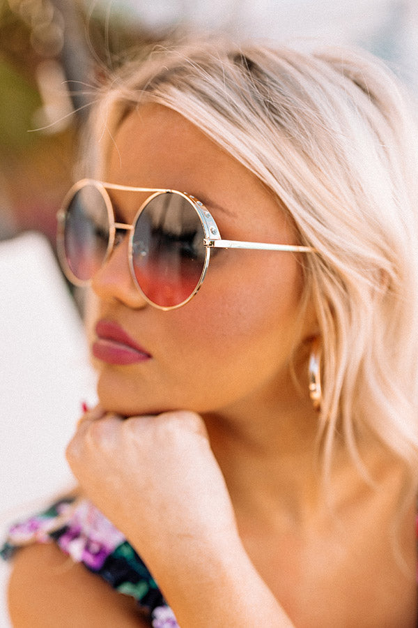 Serious About Sunshine Sunnies In Blue Image - 2
