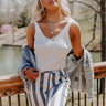 Shore Meetup Crop Top In White Image - 1
