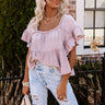 Beachy Days Shift Top In Dusty Purple Image - 1