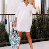 Sunshine Pact Babydoll Dress In White Image - 1