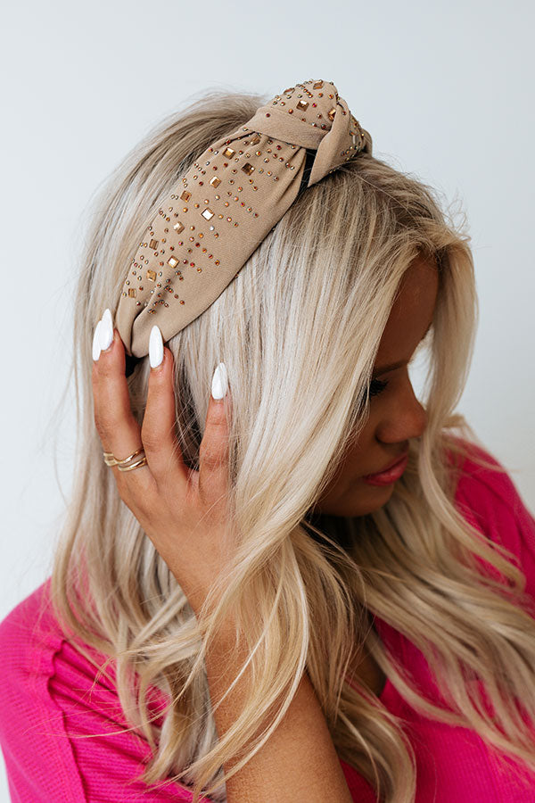 Fabulous Time Headband In Iced Latte Image - 1