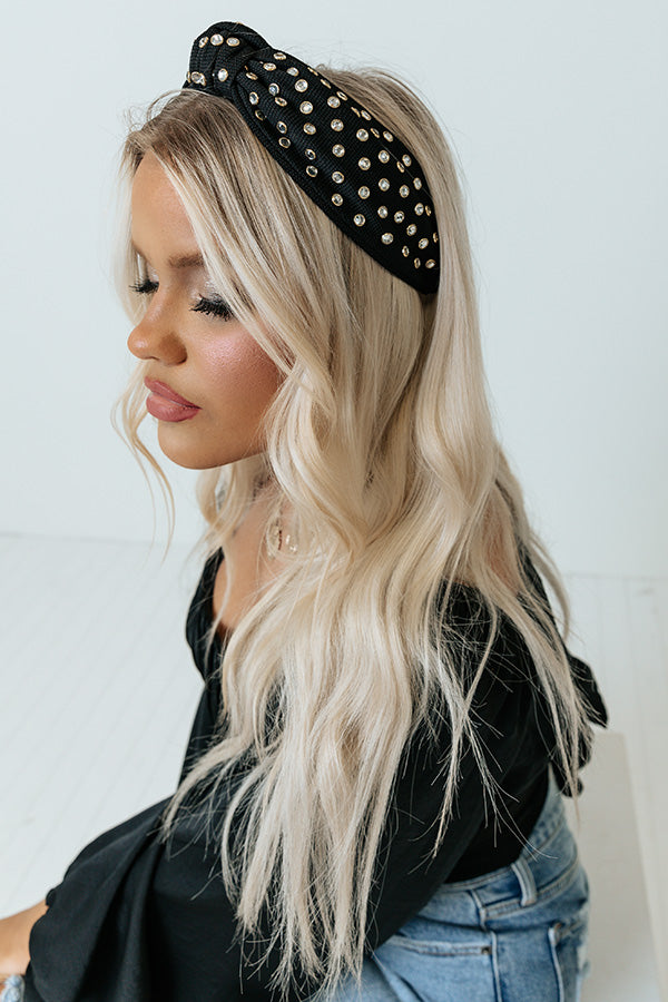 Cliffhanger Headband In Black Image - 1