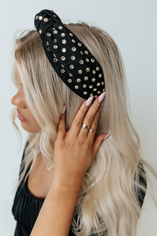Cliffhanger Headband In Black Image - 2