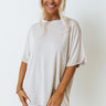 Plaza Dreams Shift Top In Stone Image - 1